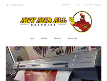 Tablet Screenshot of anyandallgraphics.com